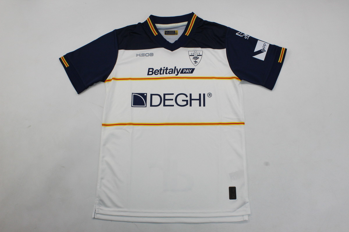 AAA Quality Lecce 23/24 Away White Soccer Jersey